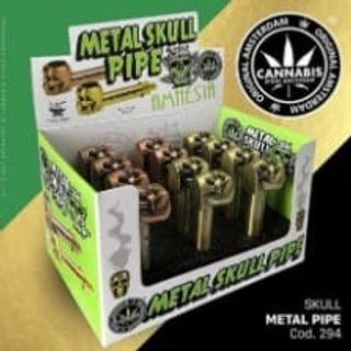 Cachimbo Caveira Metal