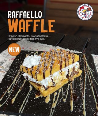Raffaello waffle