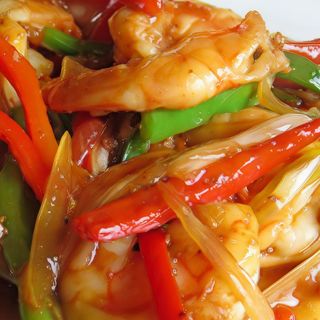 Langostinos Con Verduras