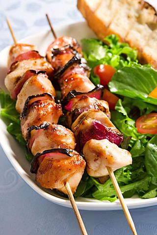 Plat Brochette De Poulet