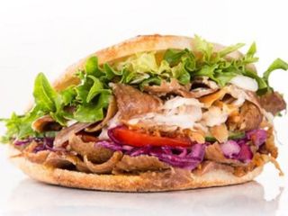 Panino white kebab
