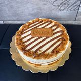 Torta Lotus & Crumble (caramello salato e cannella) 4/5 porzioni