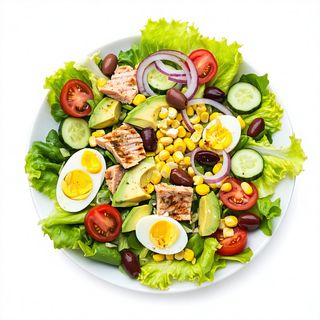 Ensalada Mixta Con Aguacates