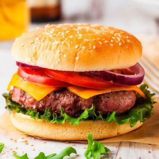 Hamburguesa Con Queso