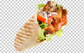 Piadina kebab e insalata mista