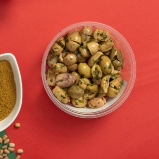  Zitoune mchermel (olives meslala en sauce)   