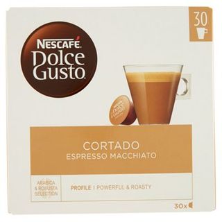 Café Cortado Espresso Macchiato Cápsulas Dolce Gusto 30 Uds.