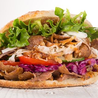 Panino kebab doppia carne