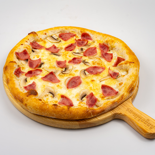 Пицца ветчина с грибами