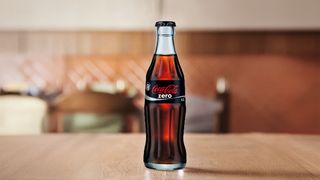 კოკა-კოლა ზერო შუშა 0.330ლ