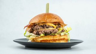 Smoked Smash burger & pommes frites 