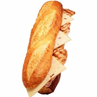 Bocadillo De Lomo Fresco Con Queso