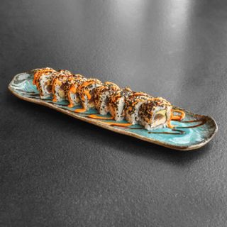 California z łososiem w tempurze