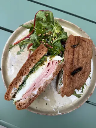Mortadella & Burrata Panini