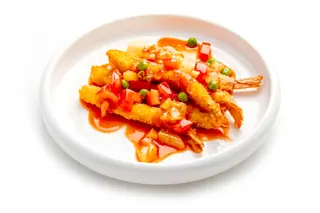179. Gamberetti in salsa agrodolce