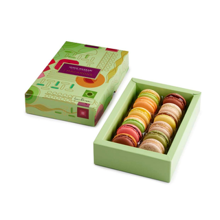 Confezione da 12 macarons assortiti