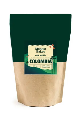 CAFÉ MOLIDO ORIGEN COLOMBIA (250GR)