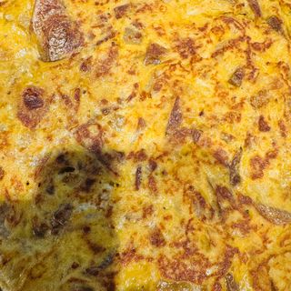 Tortilla de patata y cebolla