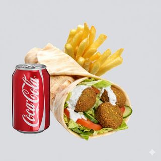 Piadina falafel
