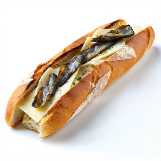 Bocadillo De Anchoas Con Queso (Maxi)