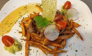 Antricot si cartofi dulci