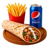 Lahmacun de Carne + Patatas + Bebida