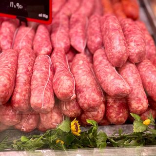 Piadina con salsiccia