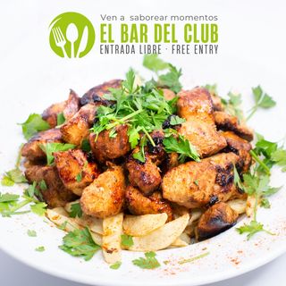 Carne fiesta con papas fritas