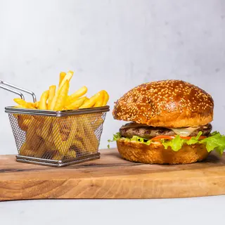 Retro burger