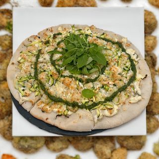 Pizza verde sin gluten GF
