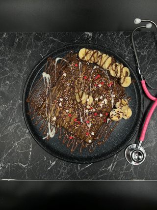 Clătita cu banane + 2 toppinguri