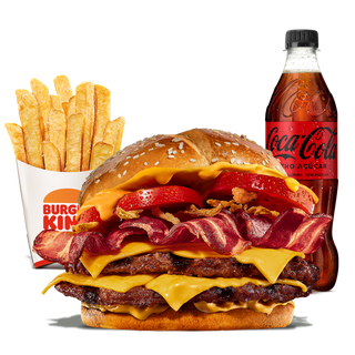 Menu Double Duo Bacon Cheddar Grande