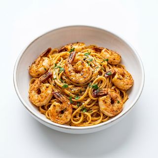Cajun Prawn Linguine