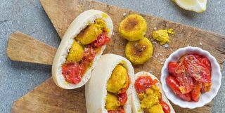 Panino veg falafel - grande