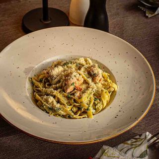 Pasta sa lososom i spinaćem 350g