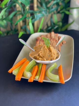 Hummus de Batata Doce Picante