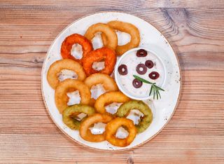  Лучени кръгчета с маслинов тартар (12бр - 220г)