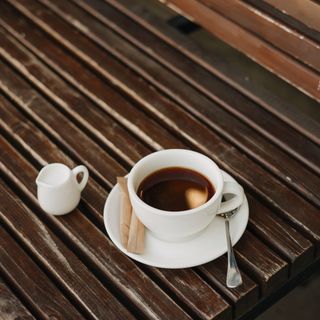 Американо з молоком  