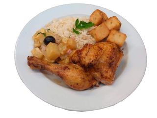 1/2 Frango Assado + Acompanhamento