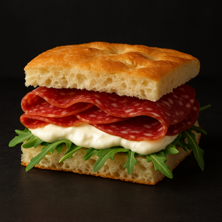Menù Focaccia Salame 