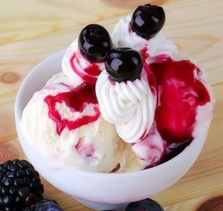 Affogato all amarena