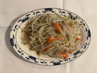 20. Germogli di soia con granchio