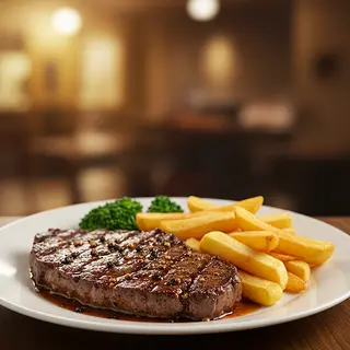 Pepper Steak & Chips
