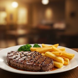 Pepper Steak & Chips