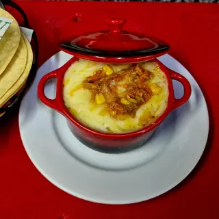 Queso fundido flor