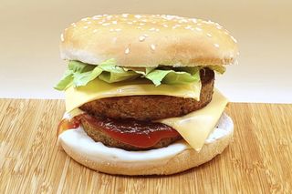 Cheeseburger Vegetariano Doppio