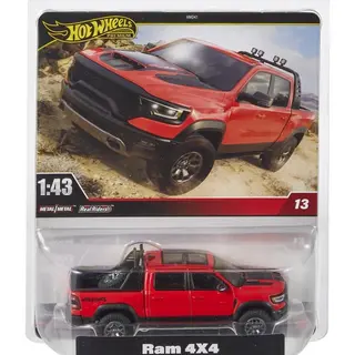 Masinuta Hot Wheels Premium Real Riders Pop Culture, Ram 4X4, 1:43 [4188929]