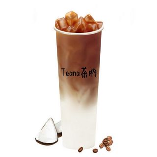 Latte di cocco con il caffè