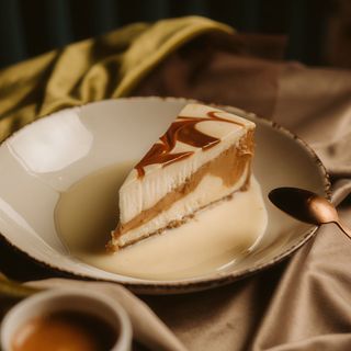 Dulce de leche cheesecake U.S.A