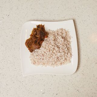 Ofada Rice with Sauce